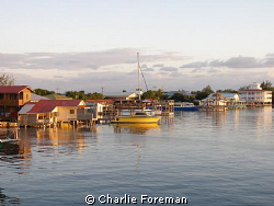 Fishing village of Utila, Honduras taken during Thanksgiv... by Charlie Foreman 